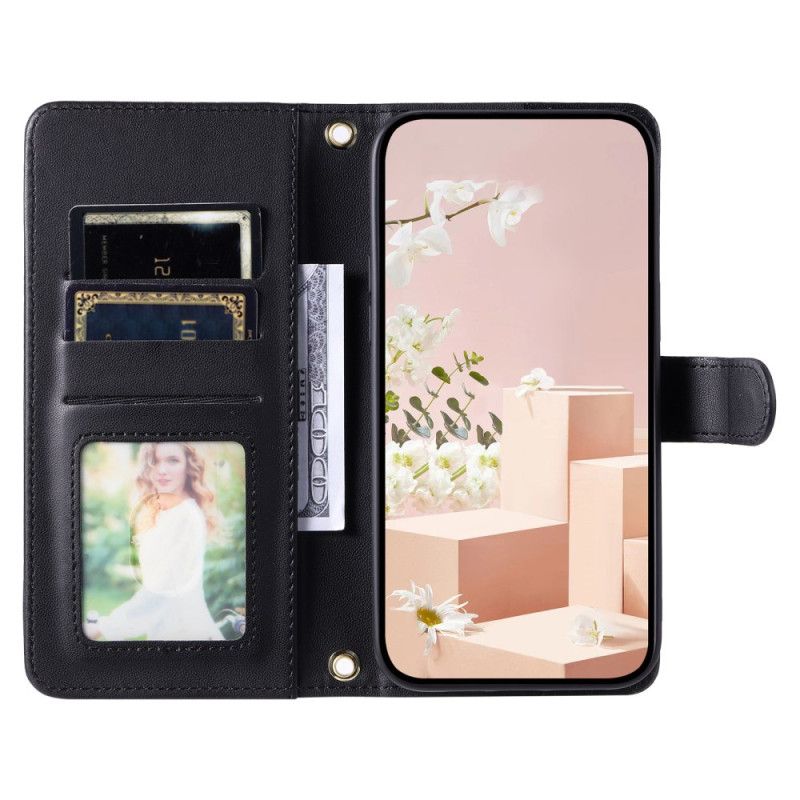 Læder Cover Samsung Galaxy S25 5g Telefon Etui Quiltet Design Plus