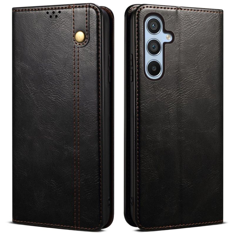 Læder Cover Samsung Galaxy S25 5g Telefon Etui Vokset Kunstlæder