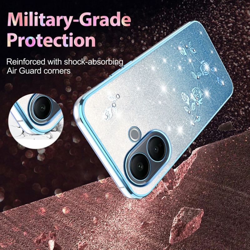 Cover Vivo V60 Lite Farvetonede Pailletter