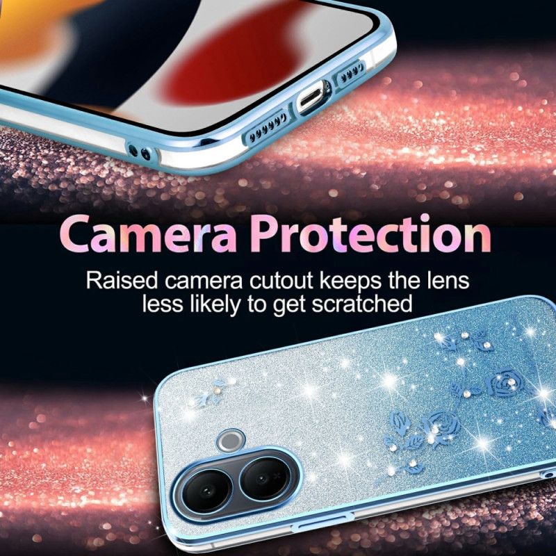 Cover Vivo V60 Lite Farvetonede Pailletter