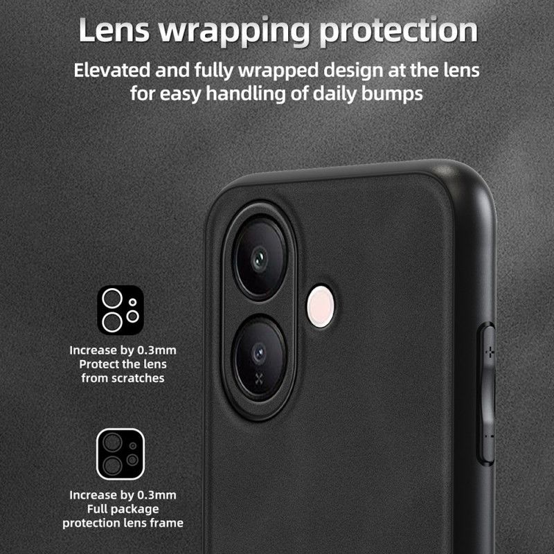 Cover Vivo V60 Lite Forstærket Lædereffekt