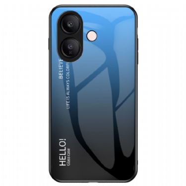 Cover Vivo V60 Lite Hello Hærdet Glas