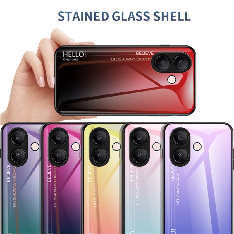 Cover Vivo V60 Lite Hello Hærdet Glas