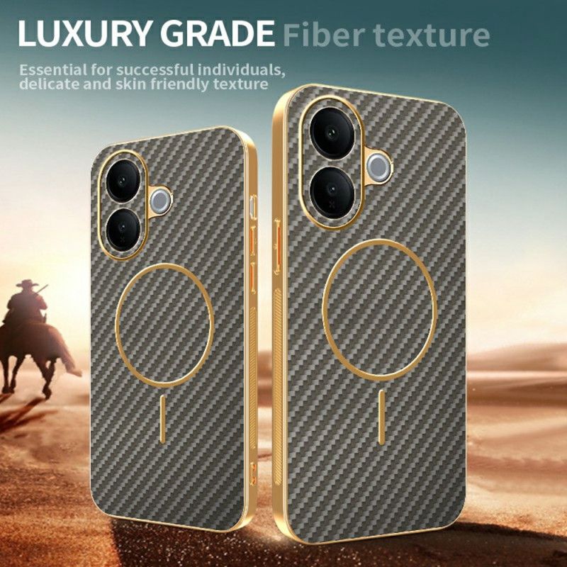 Cover Vivo V60 Lite Kulfibertekstur