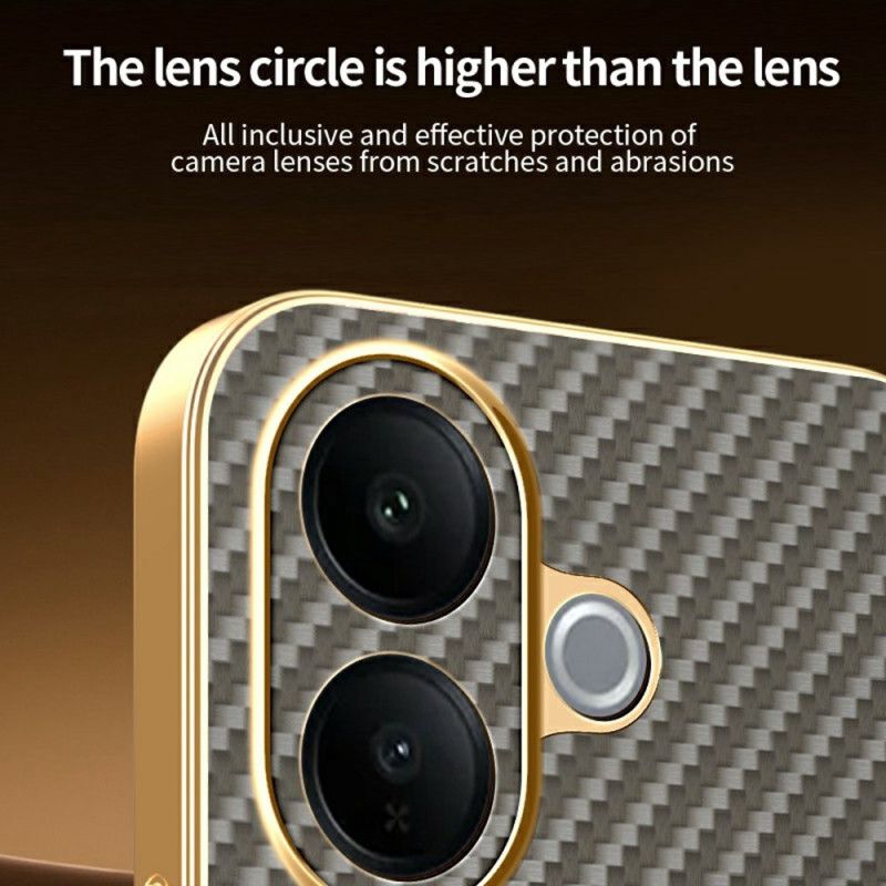 Cover Vivo V60 Lite Kulfibertekstur