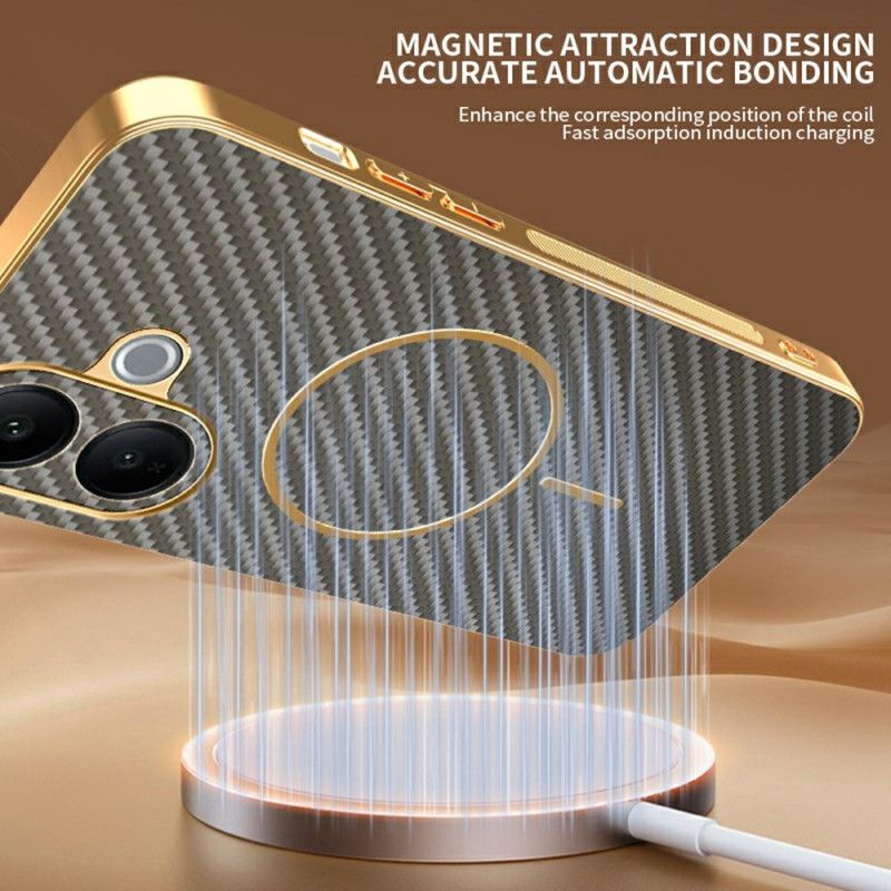 Cover Vivo V60 Lite Kulfibertekstur