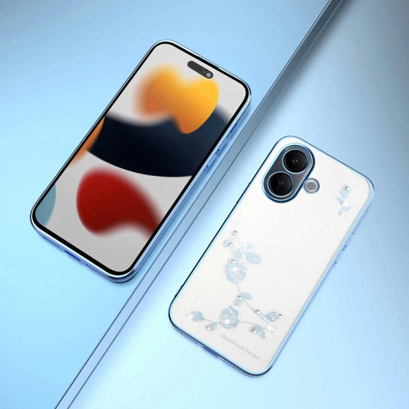 Cover Vivo V60 Lite Rhinsten Og Evige Blomster