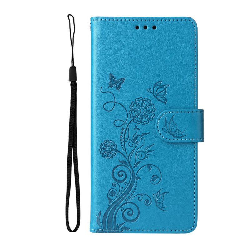 Flip Cover Til Vivo V60 Lite Blomsterprint