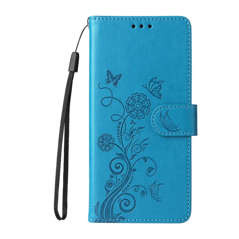 Flip Cover Til Vivo V60 Lite Blomsterprint