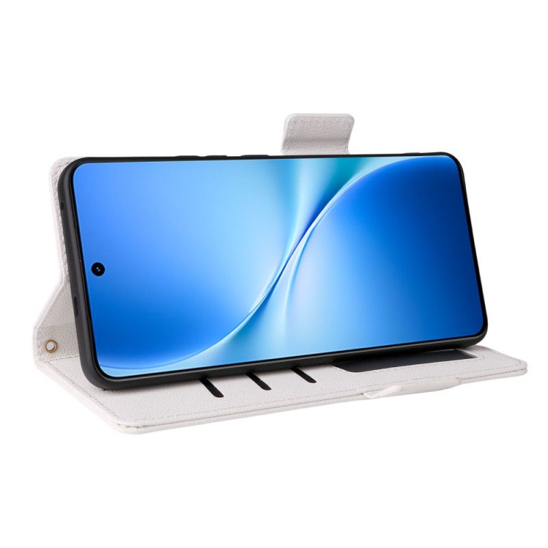 Flip Cover Til Vivo V60 Lite Kunstlæder Med Rem