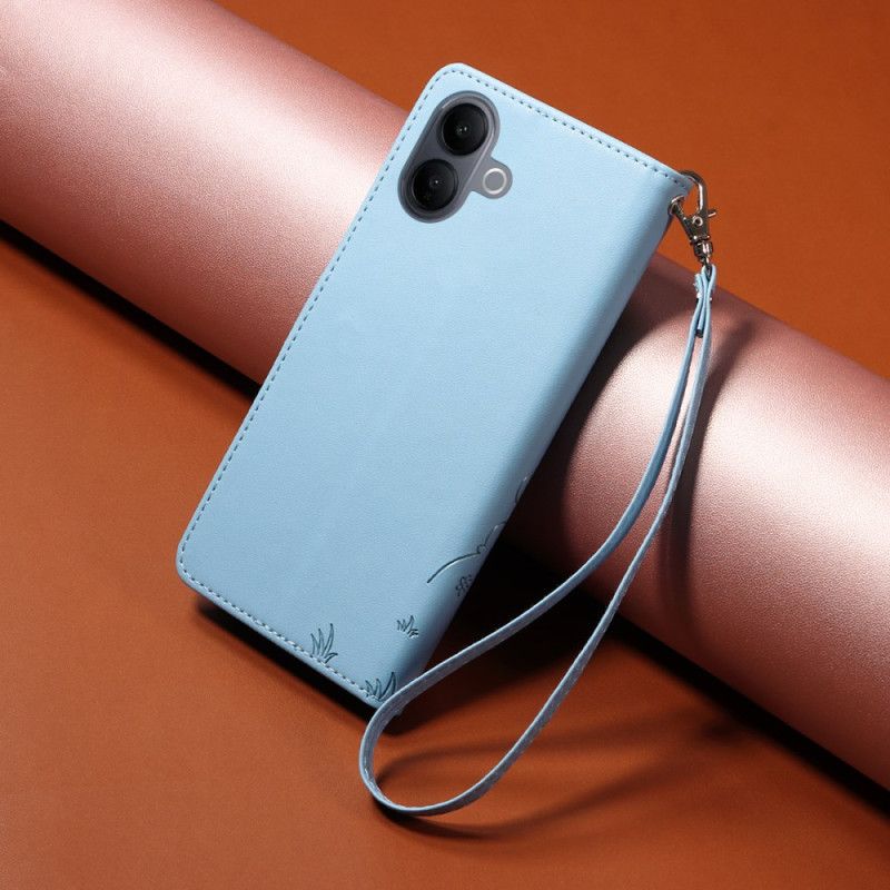 Flip Cover Til Vivo V60 Lite Rfid-beskyttelse Og Hundemønster