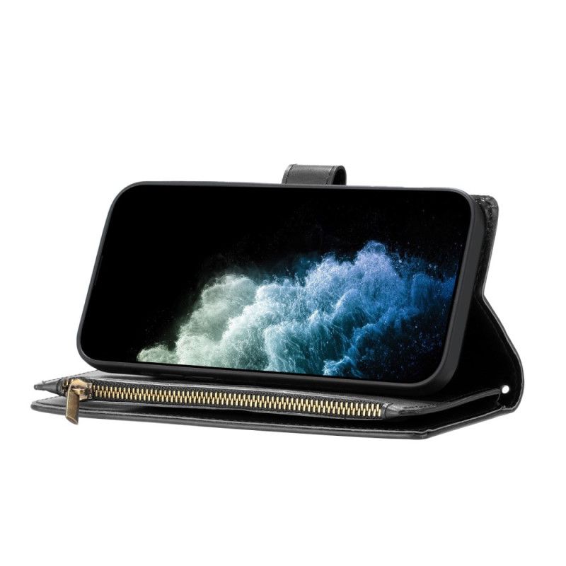 Flip Cover Vivo V60 Lite Pung Med 8 Kortlommer Og Snor