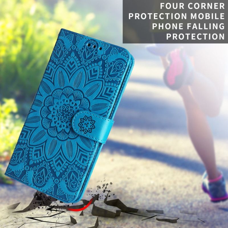 Læder Cover Vivo V60 Lite Telefon Etui Mandala
