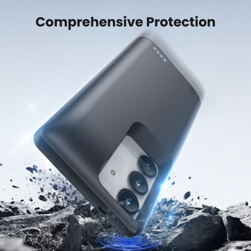 10000mah Battericover Til Samsung Galaxy S25 Plus / S24 Plus