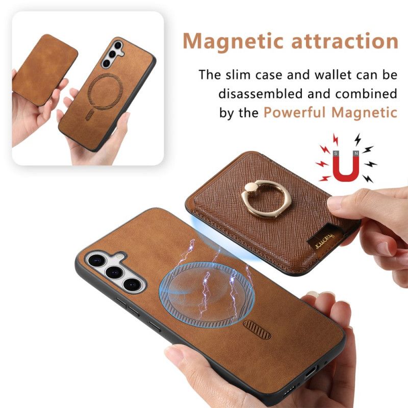 Cover Samsung Galaxy S25 Plus 5g Aftagelig Magnetisk Kortholder