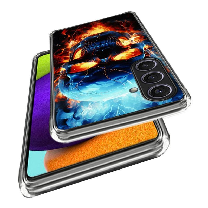 Cover Samsung Galaxy S25 Plus 5g Flammende Kranie