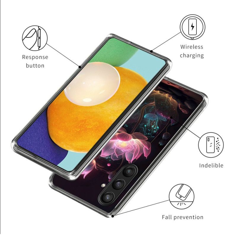 Cover Samsung Galaxy S25 Plus 5g Fluorescerende Lotus