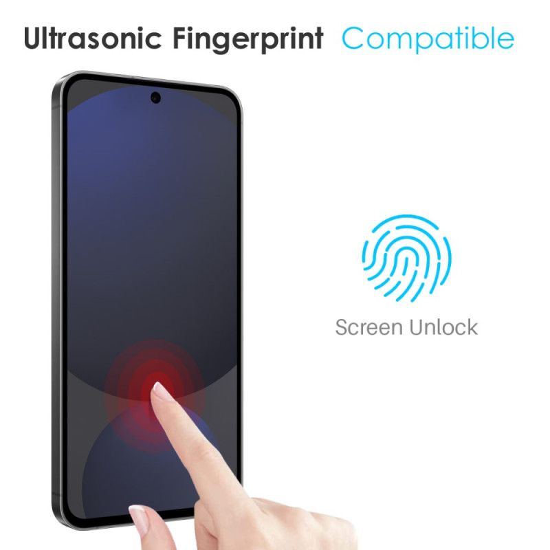 Cover Samsung Galaxy S25 Plus 5g Gennemsigtig Med Hærdet Glasskærmbeskytter
