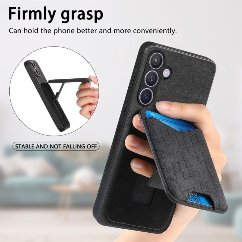 Cover Samsung Galaxy S25 Plus 5g Med Kortholder Og Stativ