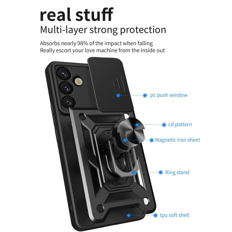 Cover Samsung Galaxy S25 Plus 5g Roterende Montering Og Linsebeskytter
