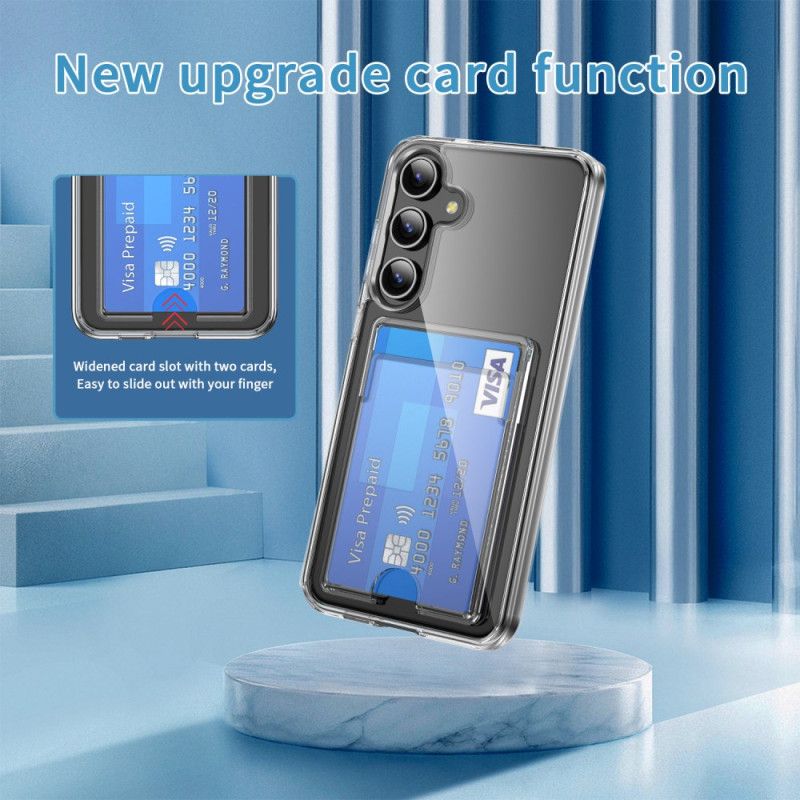 Cover Samsung Galaxy S25 Plus 5g Telefon Etui Klar Kortholder