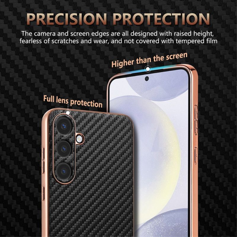 Cover Samsung Galaxy S25 Plus 5g Telefon Etui Kulfibertekstur