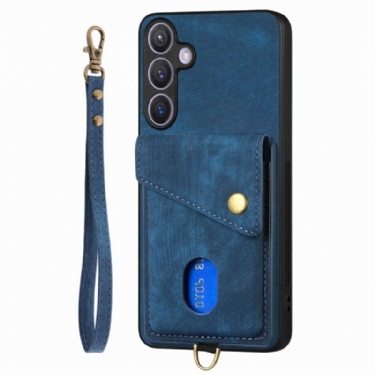 Cover Samsung Galaxy S25 Plus 5g Telefon Etui Multifunktionelt Ruskind Effekt