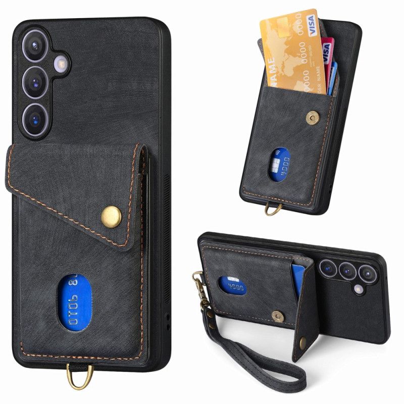 Cover Samsung Galaxy S25 Plus 5g Telefon Etui Multifunktionelt Ruskind Effekt