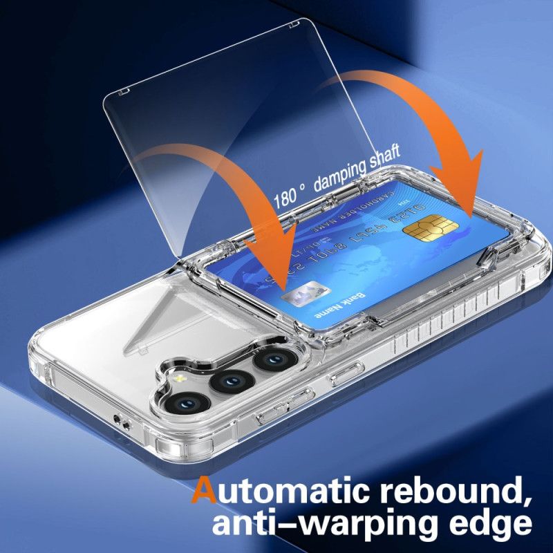 Cover Samsung Galaxy S25 Plus 5g Telefon Etui Transparent Kortholder