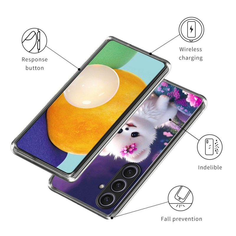 Cover Til Samsung Galaxy S25 Plus 5g Hvid Hvalp