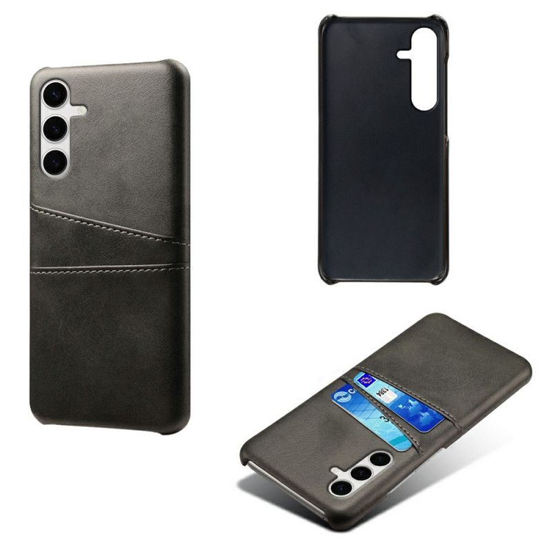 Cover Til Samsung Galaxy S25 Plus 5g Kortholder Med Lædereffekt