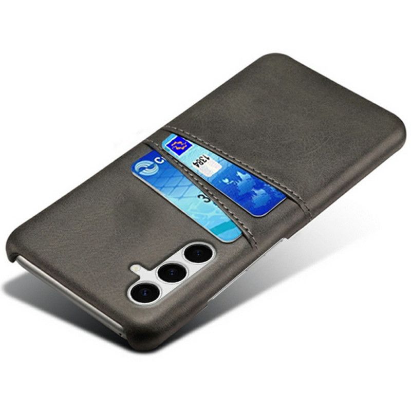 Cover Til Samsung Galaxy S25 Plus 5g Kortholder Med Lædereffekt