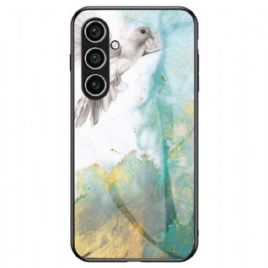 Cover Til Samsung Galaxy S25 Plus 5g Marmoreret Hærdet Glas