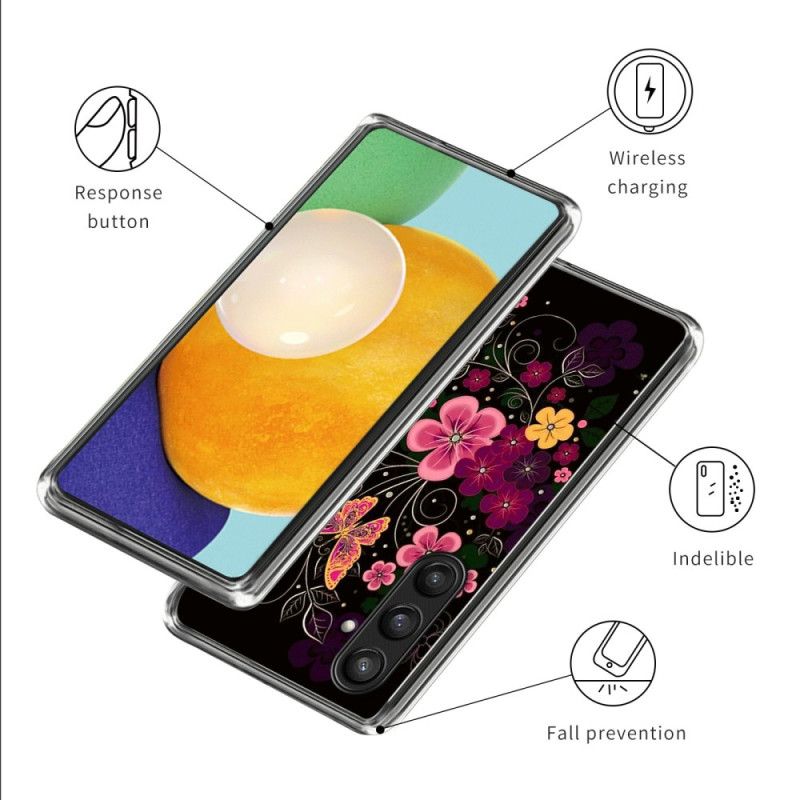 Cover Til Samsung Galaxy S25 Plus 5g Små Blomster