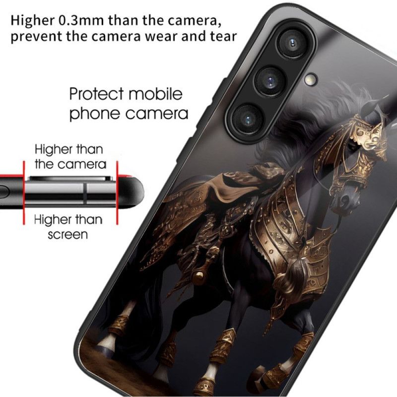 Cover Til Samsung Galaxy S25 Plus 5g Væddeløbshest I Hærdet Glas