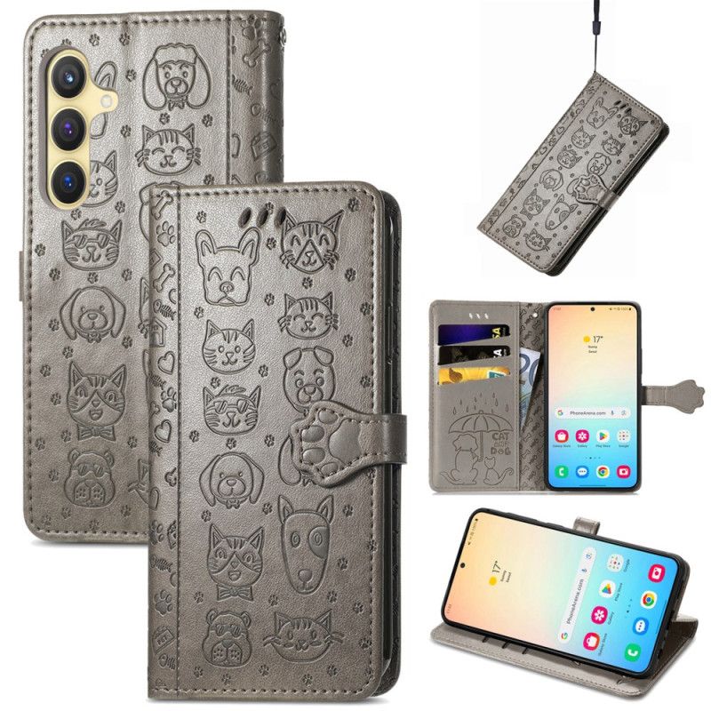 Flip Cover Samsung Galaxy S25 Plus 5g Animerede Dyr