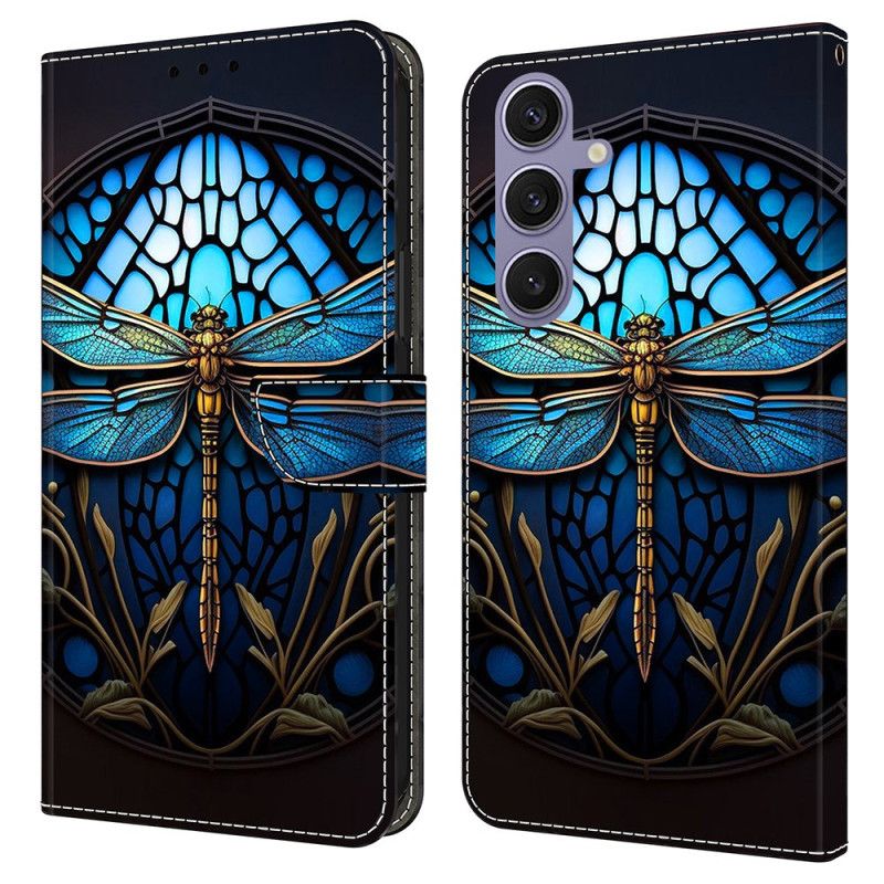 Flip Cover Samsung Galaxy S25 Plus 5g Blå Guldsmed