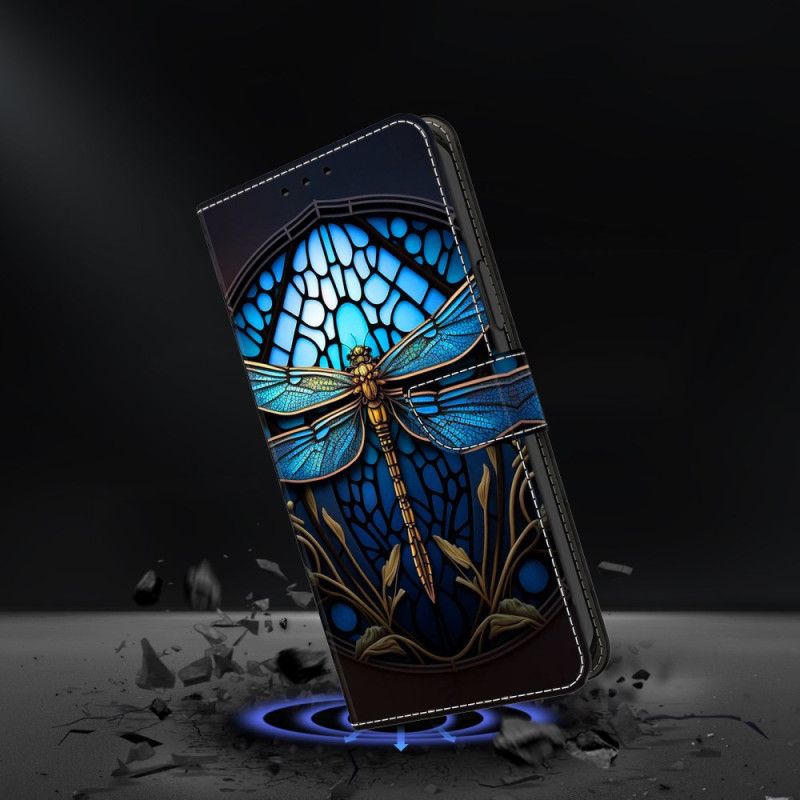 Flip Cover Samsung Galaxy S25 Plus 5g Blå Guldsmed