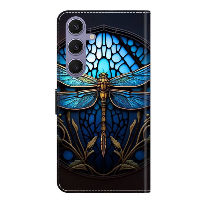 Flip Cover Samsung Galaxy S25 Plus 5g Blå Guldsmed