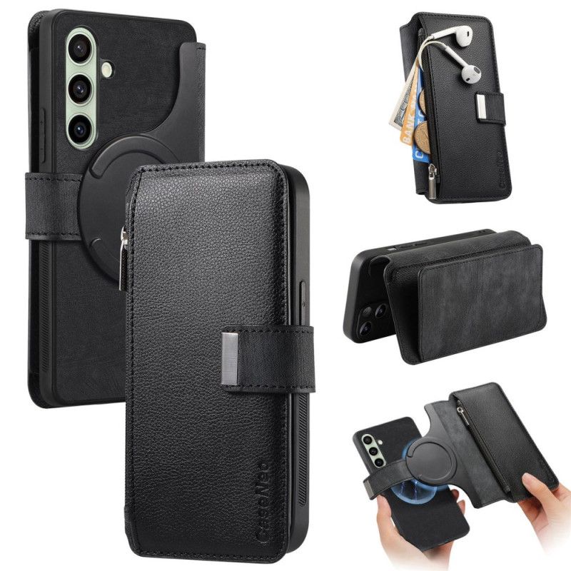 Flip Cover Samsung Galaxy S25 Plus 5g Caseneo Magnetisk Aftagelig Urkasse