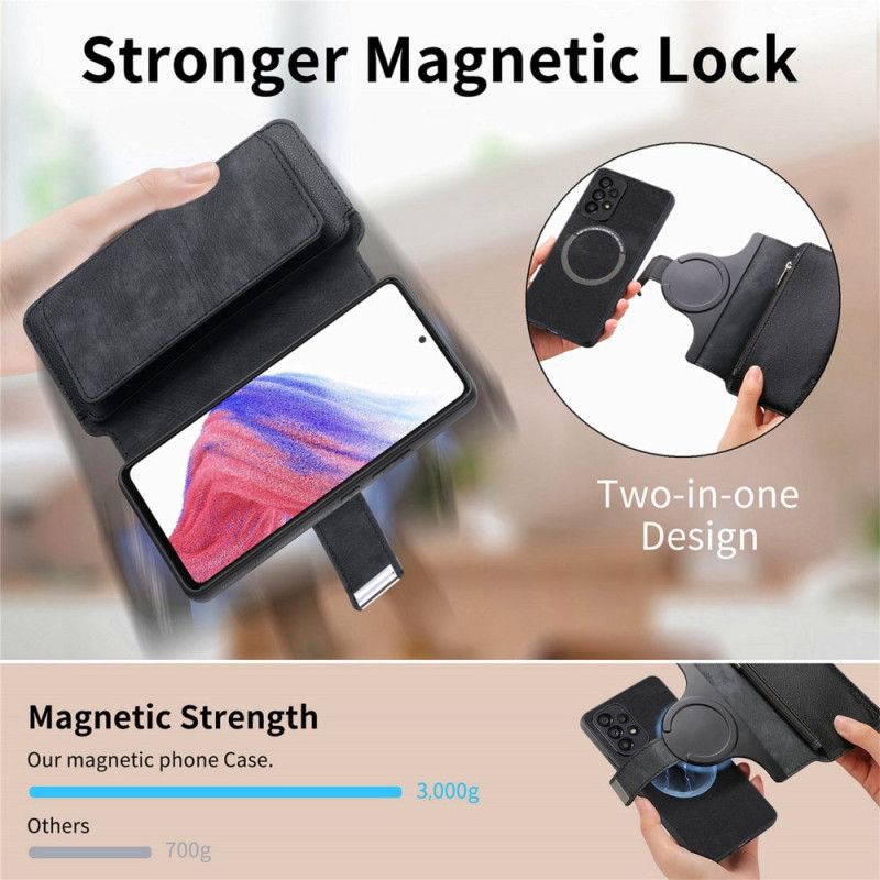 Flip Cover Samsung Galaxy S25 Plus 5g Caseneo Magnetisk Aftagelig Urkasse