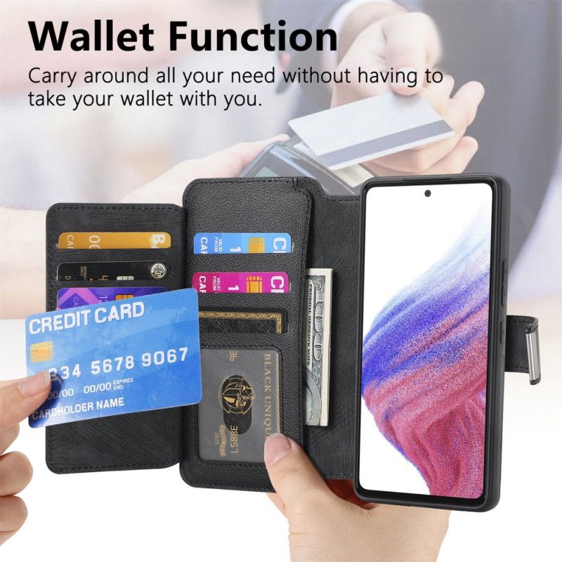 Flip Cover Samsung Galaxy S25 Plus 5g Caseneo Magnetisk Aftagelig Urkasse