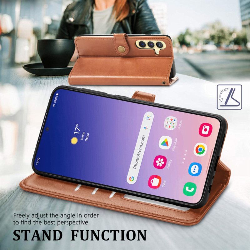 Flip Cover Samsung Galaxy S25 Plus 5g Knaplukning