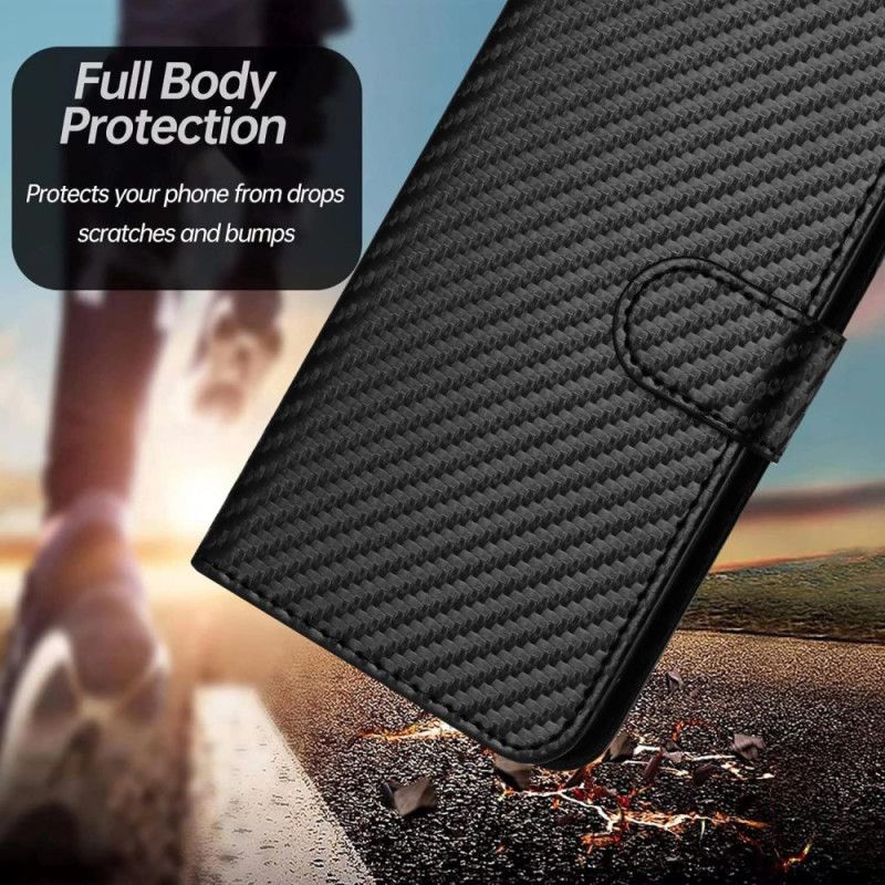 Flip Cover Samsung Galaxy S25 Plus 5g Kulfiber Med Rem