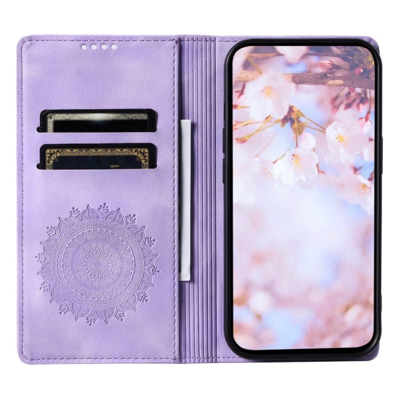 Flip Cover Samsung Galaxy S25 Plus 5g Mandala-ruskindseffekt
