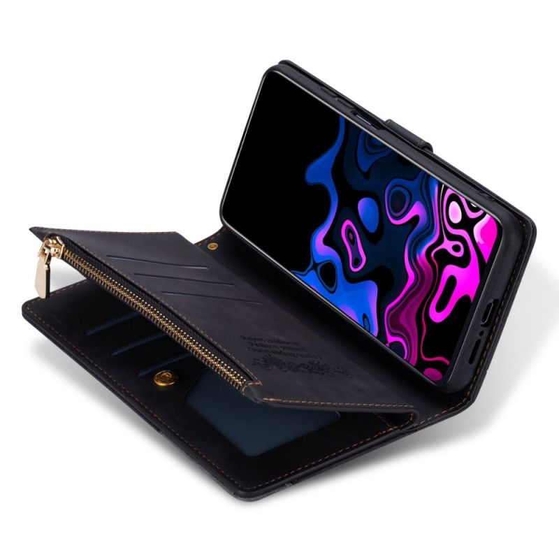 Flip Cover Samsung Galaxy S25 Plus 5g Pung Med Geometrisk Mønster