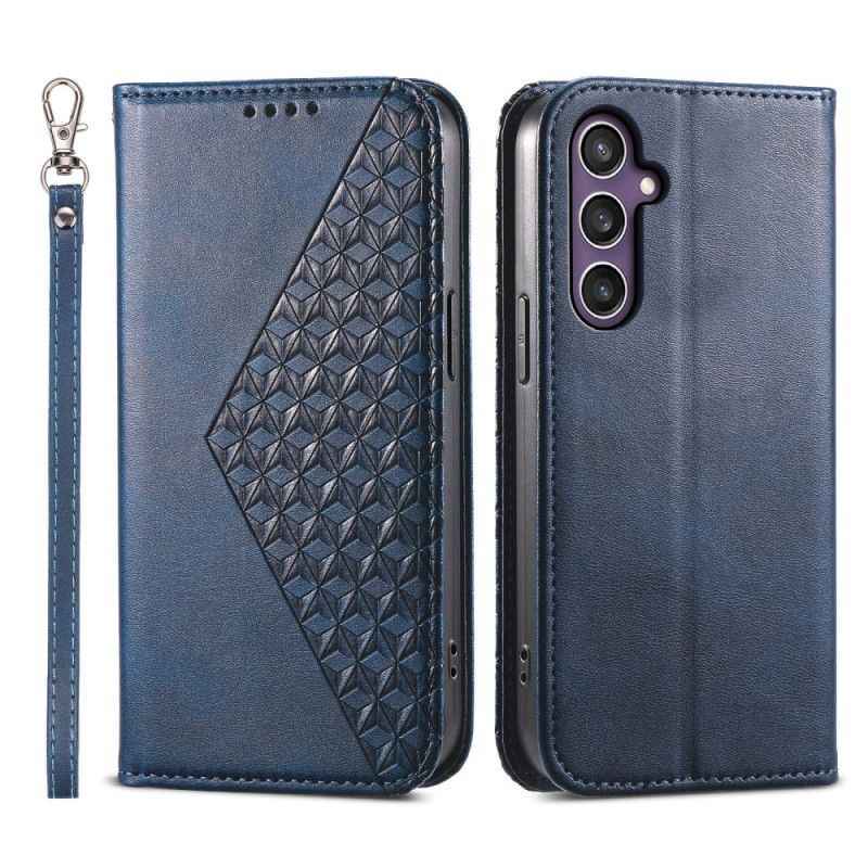 Flip Cover Til Samsung Galaxy S25 Plus 5g Kalveskindstekstur