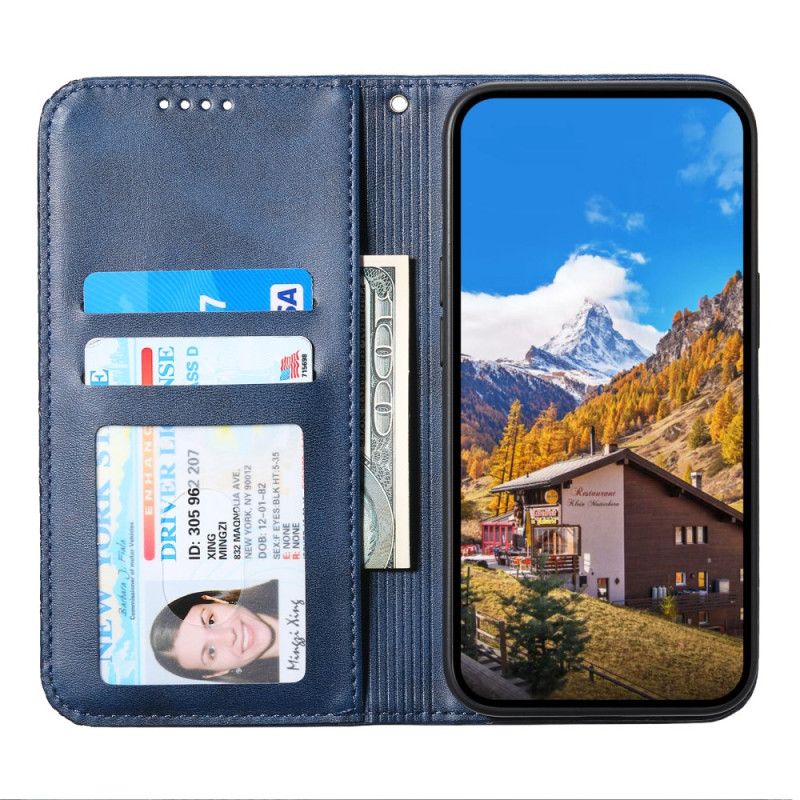 Flip Cover Til Samsung Galaxy S25 Plus 5g Kalveskindstekstur