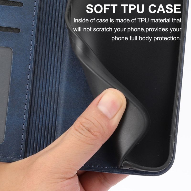 Flip Cover Til Samsung Galaxy S25 Plus 5g Kalveskindstekstur