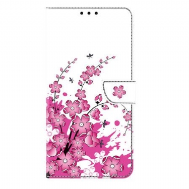 Flip Cover Til Samsung Galaxy S25 Plus 5g Lyserødt Blomstermønster